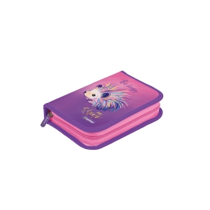 Пенал 1 отделение, 200*140*40 Berlingo "Hedgehog", дополнительная откидная секция, полиэстер Пенал 1 отделение, 200*140*40 Berlingo "Hedgehog", дополнительная откидная секция, полиэстер