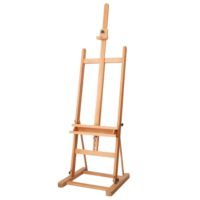 Мольберт студийный станковый высота 171-236 см из бука "Московская палитра" Гамма купить в магазине ArtCraft.Space