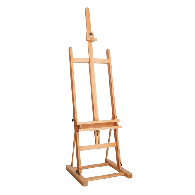 Мольберт студийный станковый высота 171-236 см из бука "Московская палитра" Гамма купить в магазине ArtCraft.Space
