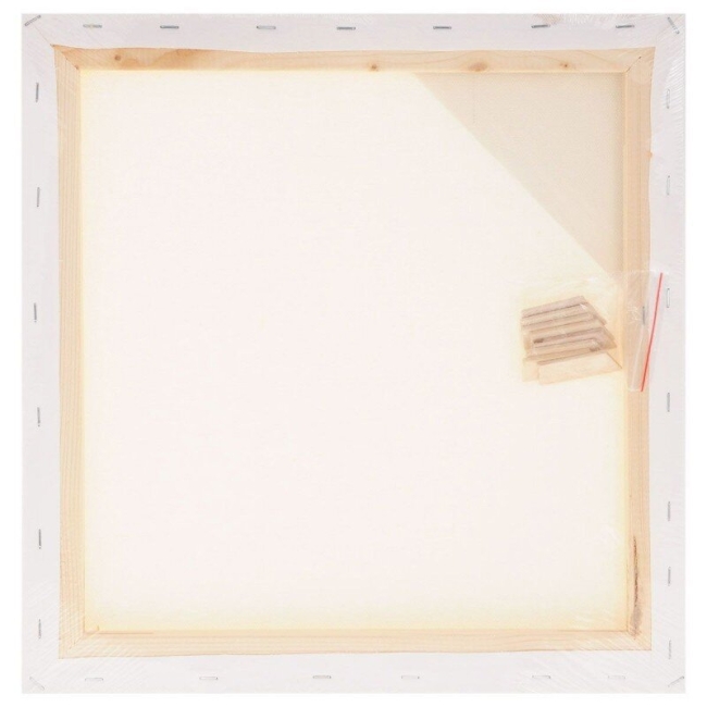 Холст на подрамнике грунтованный Малевичъ 80х80 см / среднее зерно / 100% хлопок купить в художественном магазине ArtCraft.Space с доставкой по всему миру