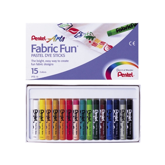 Пастель для ткани FabricFun Pastels, 15 шт.