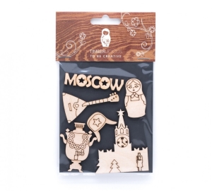 Набор заготовок для декорирования Holiday5 фанера 10х14см,