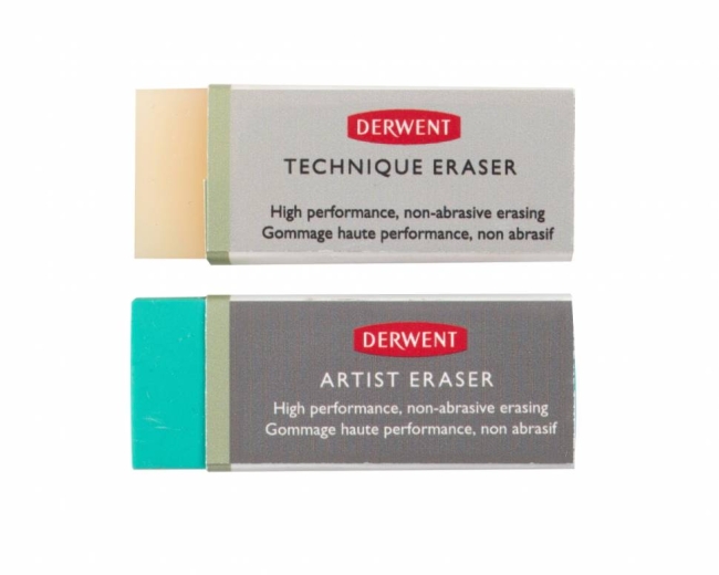 Набор специальных ластиков для художников Derwent Artist Erasers 2 штуки купить в художественном магазине ArtCraft.Space с доставкой