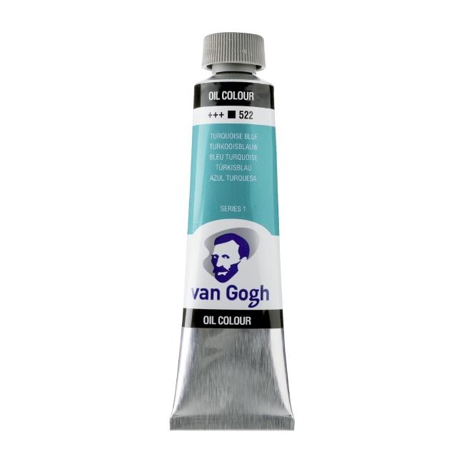 Краска масляная Van Gogh туба 40мл №522 Синий бирюзовый