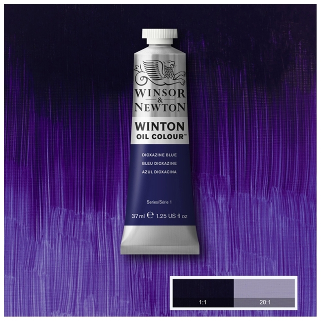 Краска масляная художественная Winsor&Newton "Winton", 37мл, туба, фиолетовый синий Краска масляная художественная Winsor&Newton "Winton", 37мл, туба, фиолетовый синий