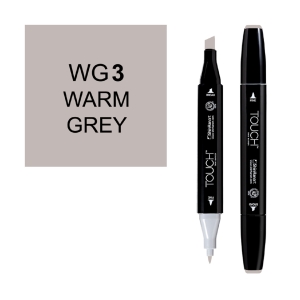 Маркер двухсторонний спиртовой TOUCH TWIN WG3 Серый теплый Маркер двухсторонний спиртовой TOUCH TWIN WG3 Серый теплый