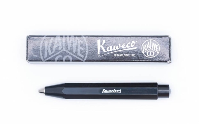 Ручка шариковая KAWECO SKYLINE Sport 1.0мм черный корпус,