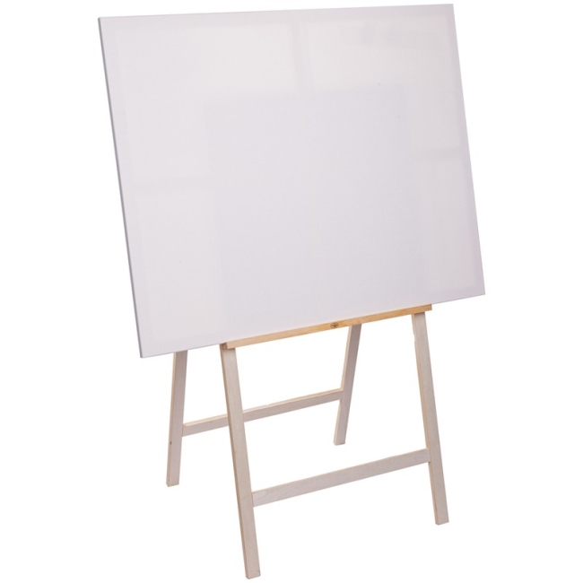 Мольберт напольный Хлопушка Гамма "Студия", планшет 60*60см, 60*4,3*120см, сосна