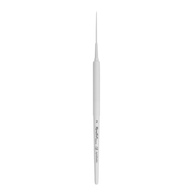 Кисть Roubloff Aqua White liner синтетика белая лайнер обойма soft-touch ручка короткая белая №2