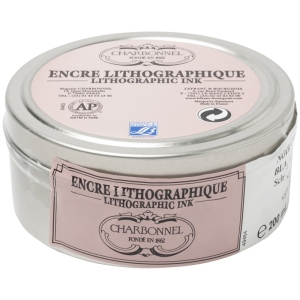 Чернила литографические пастельные 200мл черные,