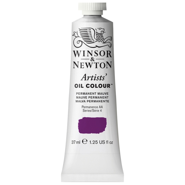 Краска масляная профессиональная Winsor&Newton "Artists Oil", 37мл, перманентный сиреневый