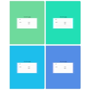 Тетрадь 18л., линия BG "Школьная", эконом