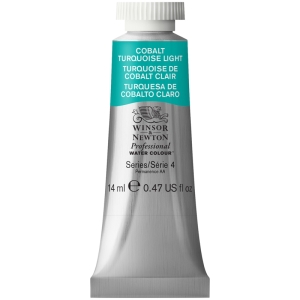 Акварель художественная, 14 мл, светло-бирюзовый кобальт