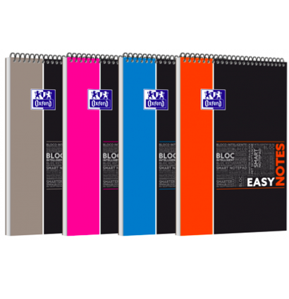 Тетрадь OXFORD Student SOS Easy Notes A4+ 80л клетка карман пластиковая обложка,