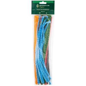 Материал декоративный Greenwich Line "Пушистая проволока", двухцветная, 300мм, 50шт.