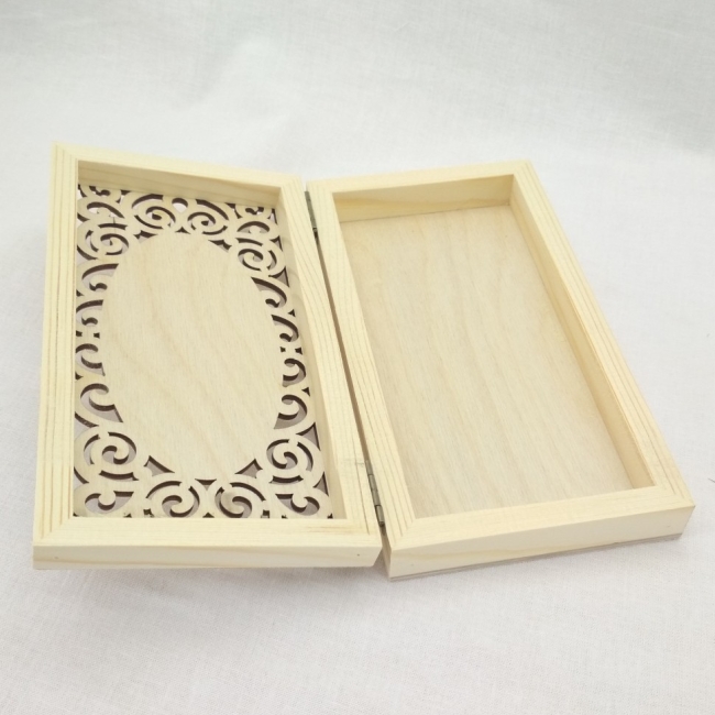 Заготовка для декорирования купюрница с замком 19х10х3см,