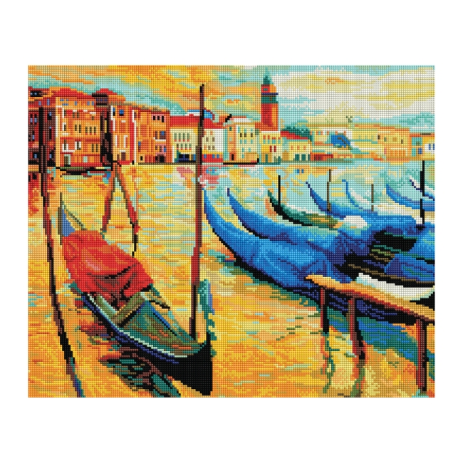 Алмазная мозаика ТРИ СОВЫ "Венеция", 40*50см, холст, картонная коробка с пластиковой ручкой Алмазная мозаика ТРИ СОВЫ "Венеция", 40*50см, холст, картонная коробка с пластиковой ручкой