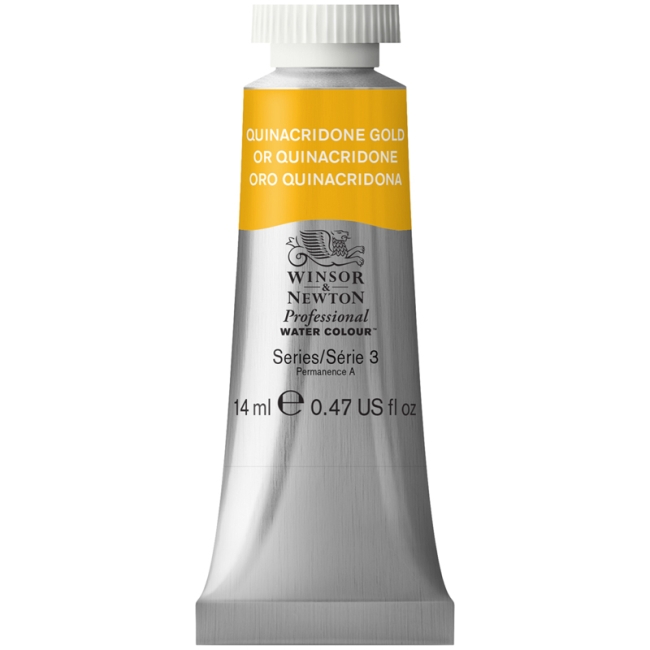 Акварель художественная Winsor&Newton "Professional", 14мл, туба, хинакридон золотой