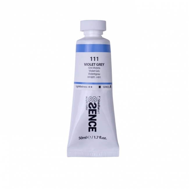 Краска акриловая ShinHan Ssence туба 50мл №111 Фиолетово-серый Краска акриловая ShinHan Ssence туба 50мл №111 Фиолетово-серый