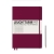 Блокнот Leuchtturm1917 Master Slim A4+ (22.5x31.5см.), 100г/м2 - 123 стр. в линейку, твердая обложка, цвет: Красный Портвейн