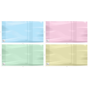 Обложка 300*580 для контурных карт, учебников и тетрадей А4, универсальная цветная, с закладкой, ArtSpace, ПЭ 200мкм, ШК