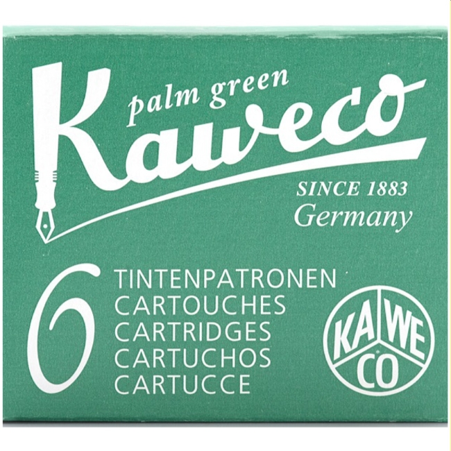 Набор картриджей KAWECO 6шт пальмовый зеленый