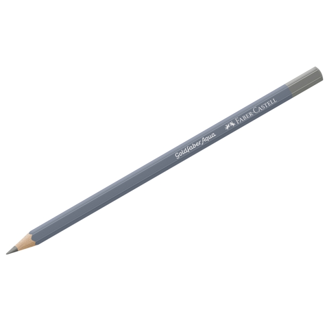 Карандаш акварельный художественный Faber-Castell "Goldfaber Aqua", цвет 273 теплый серый IV