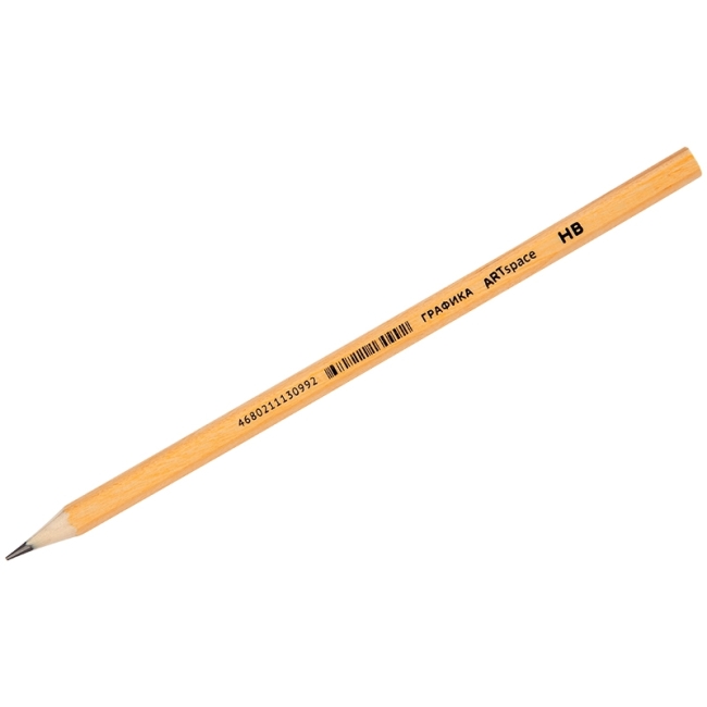 Карандаш ч/г ArtSpace "Графика" HB, заточен. Карандаш ч/г ArtSpace "Графика" HB, заточен.