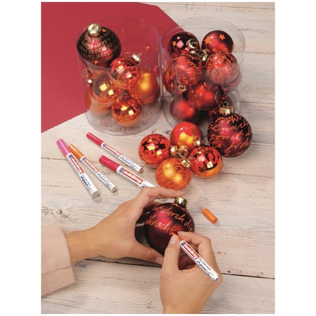 Маркер лаковый глянцевый Edding "750/55 CR" медный, пулевидный, 2,0-4,0мм Маркер лаковый глянцевый Edding "750/55 CR" медный, пулевидный, 2,0-4,0мм