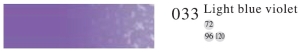 Пастель профессиональная сухая полутвёрдая квадратная цвет № 033 светло-сине фиолетовый