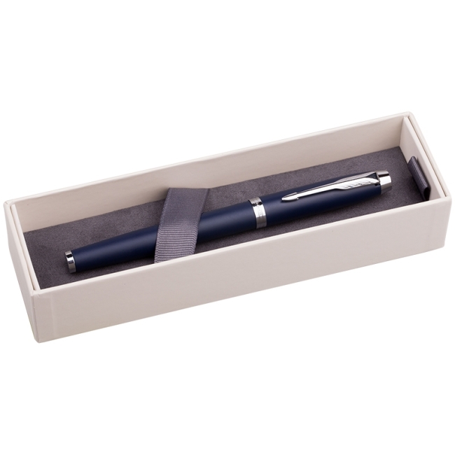 Ручка перьевая Parker "IM Matte Blue CT" синяя, 0,8мм, подар. уп.