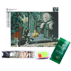 Алмазная мозаика Greenwich Line "Друзья", 30*40см, холст, европодвес