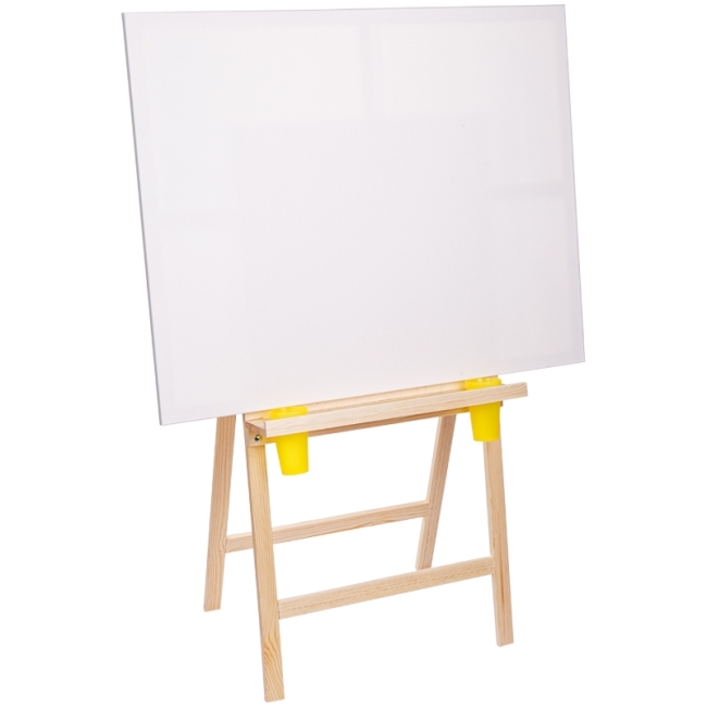 Мольберт ученический Хлопушка Гамма "Студия"высота 120 см съемная полка, 2 стакана, сосна купить в художественном магазине ArtCraft.Space Мольберт ученический Хлопушка Гамма "Студия"высота 120 см съемная полка, 2 стакана, сосна купить в художественном магазине ArtCraft.Space