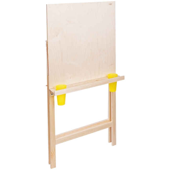 Мольберт ученический Хлопушка Гамма "Студия"высота 120 см съемная полка, 2 стакана, сосна купить в художественном магазине ArtCraft.Space Мольберт ученический Хлопушка Гамма "Студия"высота 120 см съемная полка, 2 стакана, сосна купить в художественном магазине ArtCraft.Space