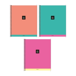 Тетрадь 48л., А5, клетка на гребне ArtSpace "Моноколор. Palette", эконом