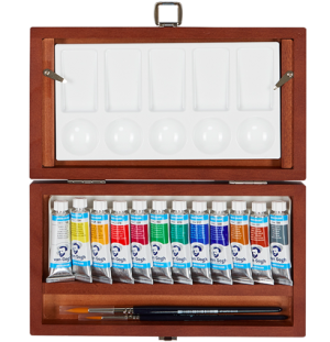 Набор акварельных красок Van Gogh 12цв*10мл деревянный короб,