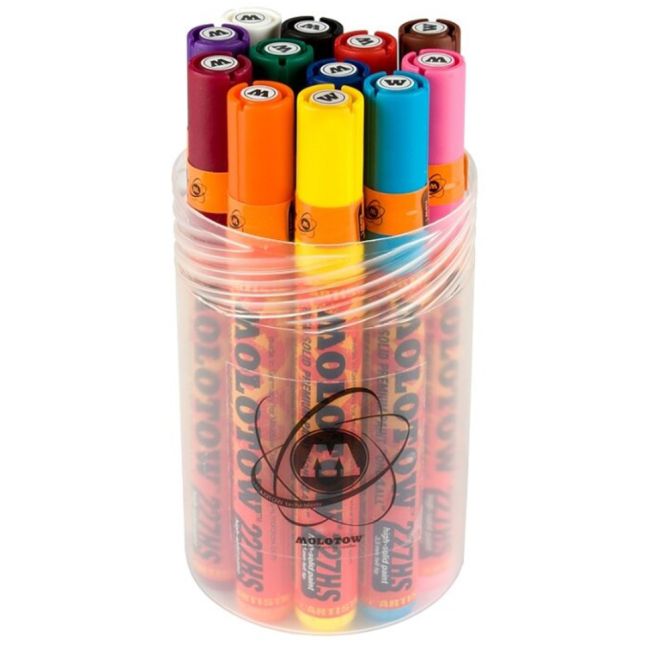 Molotow Набор маркеров ONE4ALL 227HS Main-Kit I 12 шт 200153 4 мм