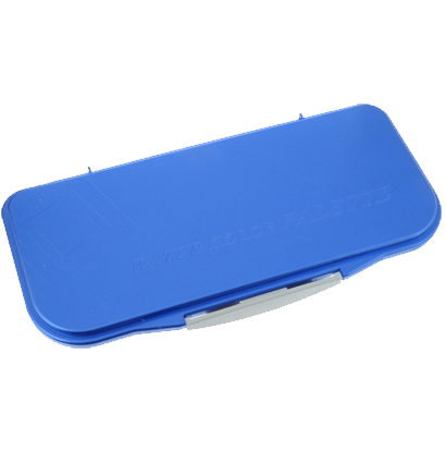 Палитра-кейс для акварели Mijello Fusion на 18 цветов пластиковая голубая купить в художественном магазине ArtCraft.Space с доставкой по РФ и СНГ