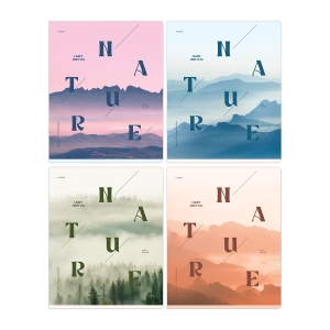 Тетрадь 48л., А5, клетка BG "Foggy dawn", матовая ламинация