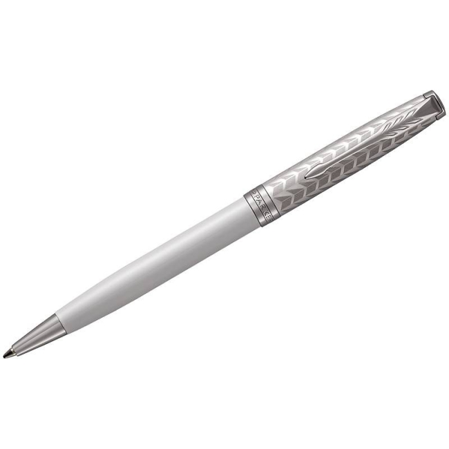 Ручка шариковая Parker Sonnet Metal&Pearl CT 1 мм черные чернила, подарочная упаковка купить в магазине ArtCraft.Space Ручка шариковая Parker Sonnet Metal&Pearl CT 1 мм черные чернила, подарочная упаковка купить в магазине ArtCraft.Space