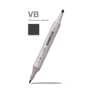 Маркер SKETCHMARKER двухсторонний на спирт.основе цв.VB Фиолетово черный Маркер SKETCHMARKER двухсторонний на спирт.основе цв.VB Фиолетово черный