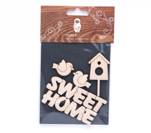 Набор заготовок для декорирования Home2 фанера 10х14см,