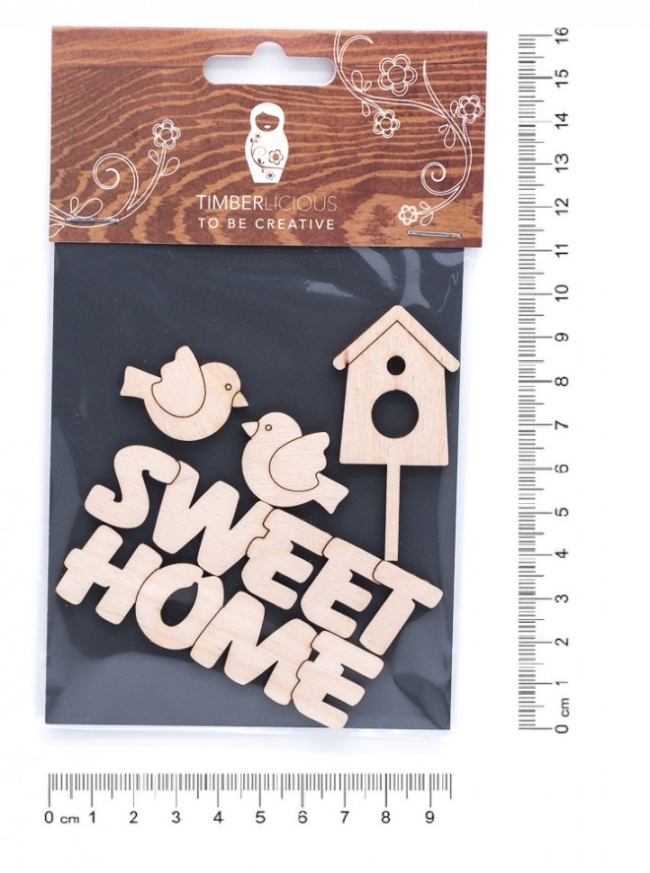 Набор заготовок для декорирования Home2 фанера 10х14см,