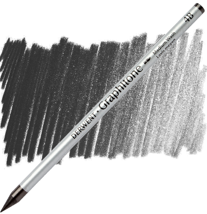 Набор графитовых карандашей Derwent Graphitone 4 штуки с ластиком и точилкой купить в художественном магазине ArtCraft.Space с доставкой по РФ и СНГ