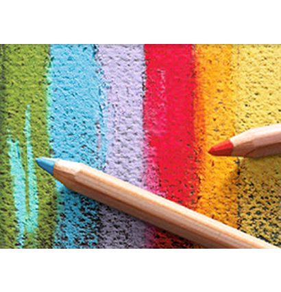 Пастельные карандаши Pastel Design Bruynzeel набор 12 цветов в выдвижном кейсе купить в магазине для художников ArtCraft.Space с доставкой по РФ и СНГ