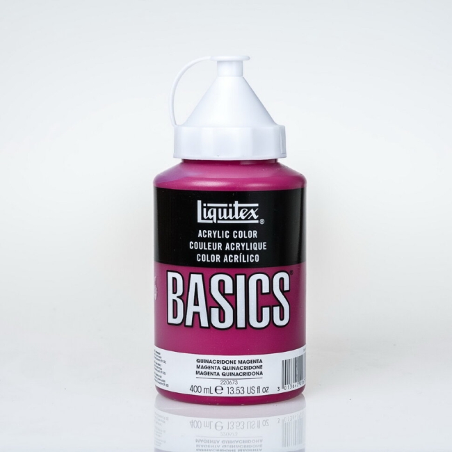 Краска акриловая LIQUITEX Basics №114 маджента квинакридон 400 мл купить в художественном магазине ArtCraft.Space с доставкой по всему миру