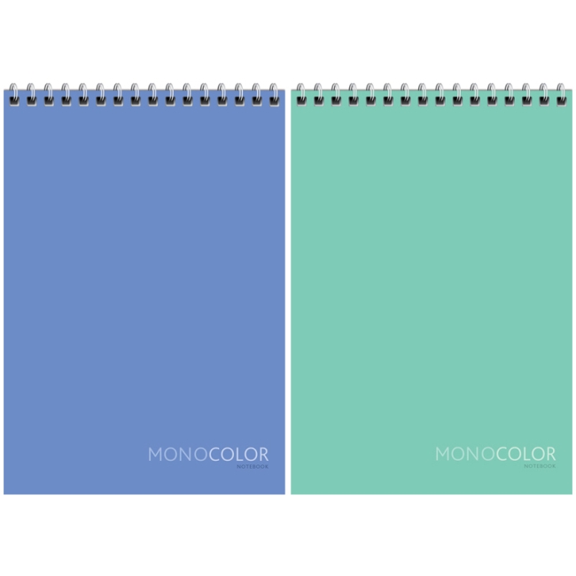 Блокнот А5 80л. на гребне ArtSpace "Моноколор. Pale color", твердая подложка