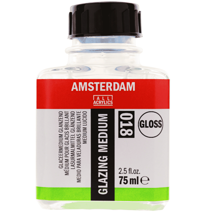 Гелевый медиум для акрила Amsterdam Glazing Medium Gloss 018 глянцевый лессировочный во флаконе 75 мл купить в художественном магазине ArtCraft.Space с доставкой по РФ и СНГ