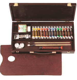 Набор масляных красок Rembrandt Традиционный 15цв*15мл/1цв*40мл,