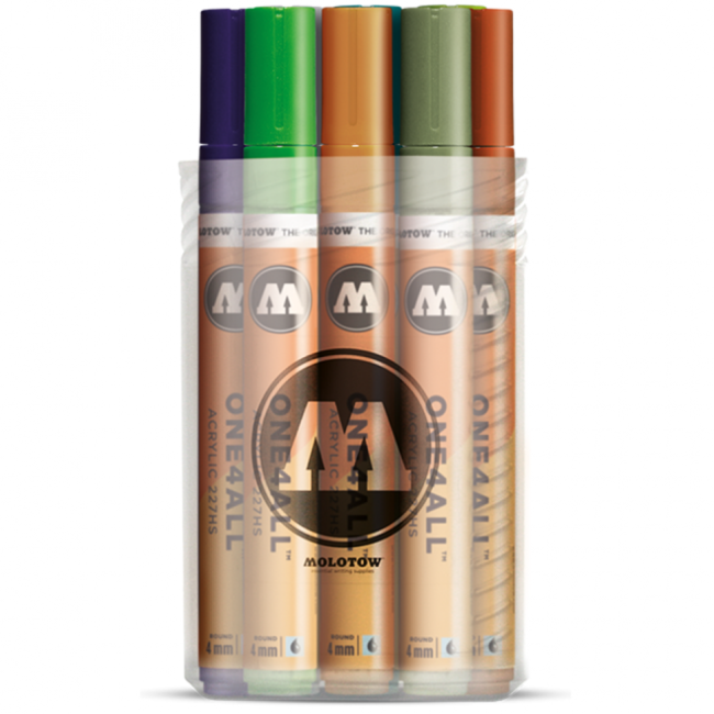 Molotow Набор маркеров ONE4ALL 227HS Main-Kit II 12 шт 200164 4 мм
